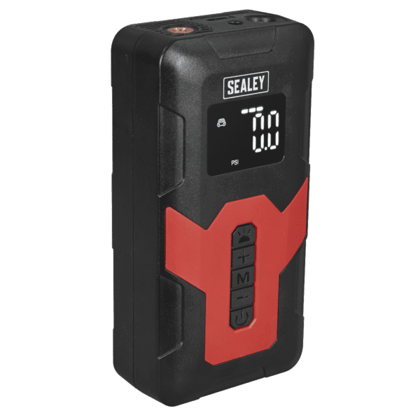 Rechargeable Tyre Inflator & Power Bank with Worklight 12V