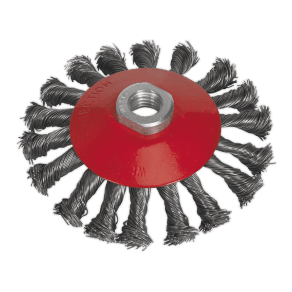115mm Conical Wire Brush M14 x 2mm