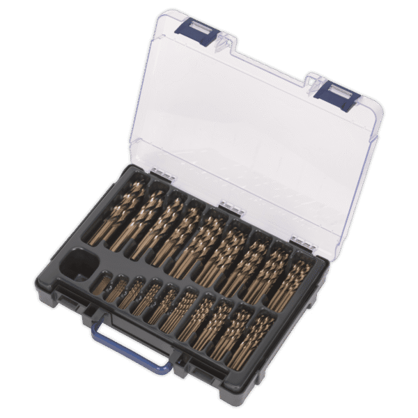 HSS Cobalt Fully Ground Drill Bit Assortment 1-10mm 170pc
