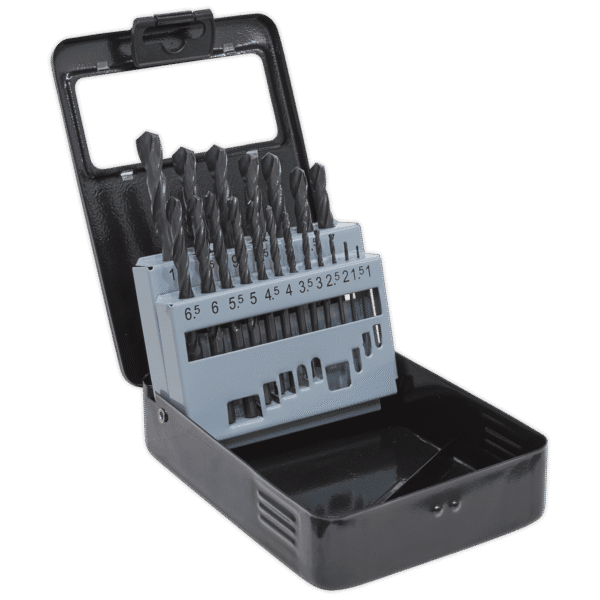 HSS Roll Forged Drill Bit Set 19pc