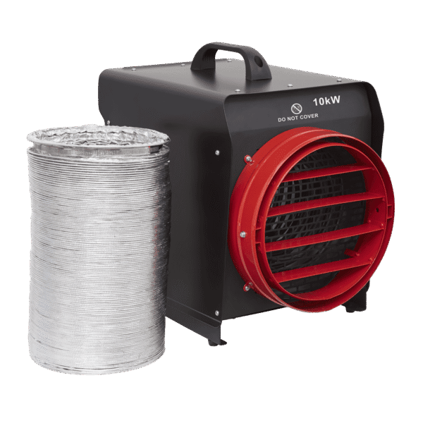 Industrial Fan Heater with Ducting 10kW/400V
