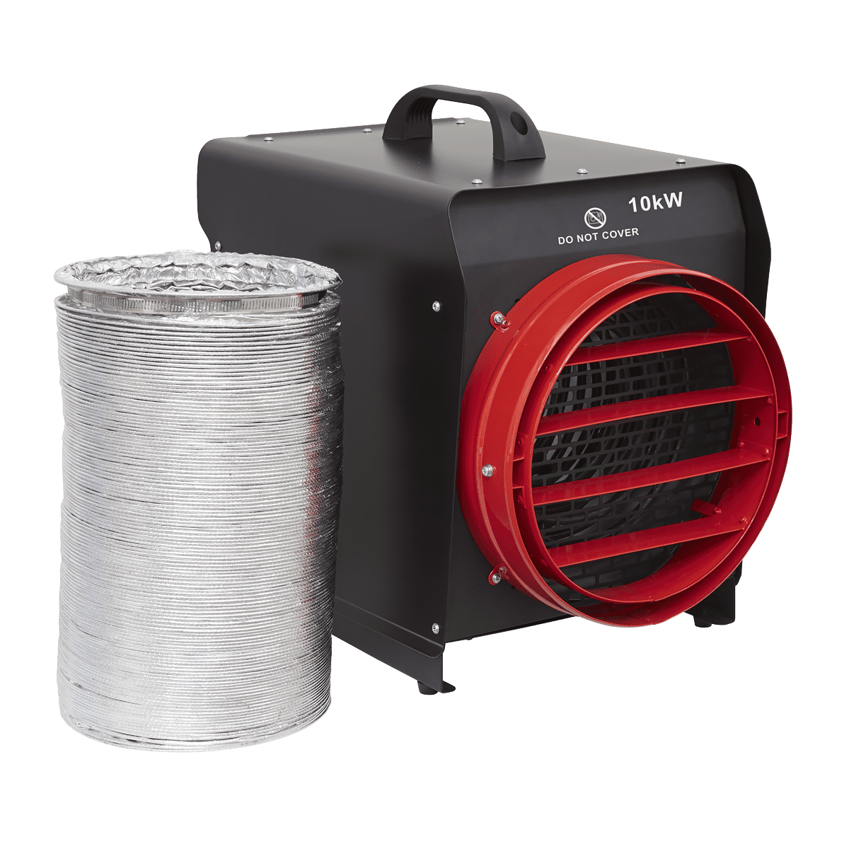 Industrial Fan Heater with Ducting 10kW/400V