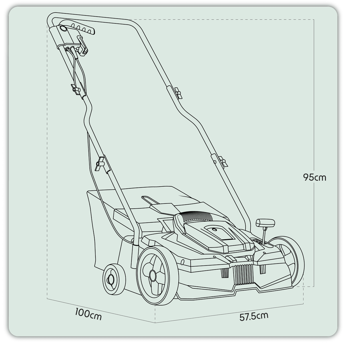 Dellonda 2-in-1 Electric Scarifier & Rake 1500W/230V - Image 25