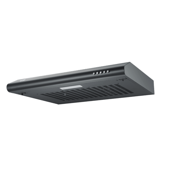 Baridi Visor Cooker Hood Extractor Fan 60cm - Black