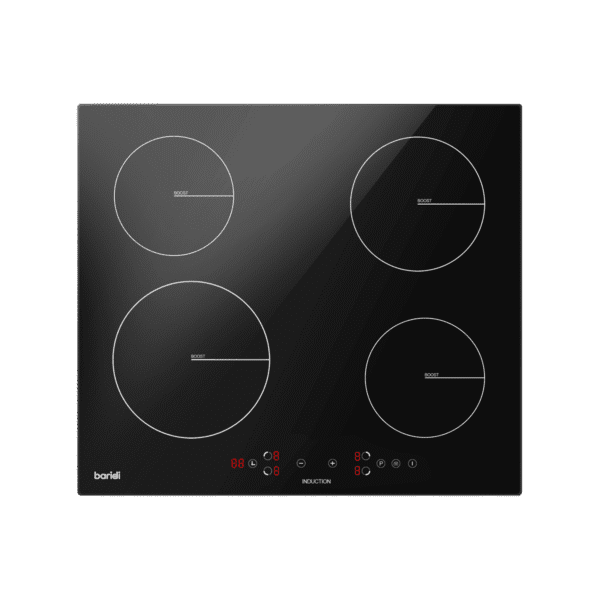 Integrated Induction Hob with 4 Cooking Zones 60cm 2900W Output