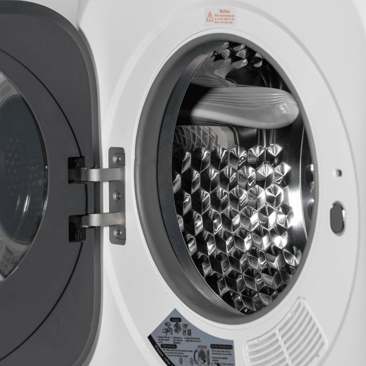 Baridi Tabletop Tumble Dryer with Analogue Controls 2.5kg Capacity - White - Image 9