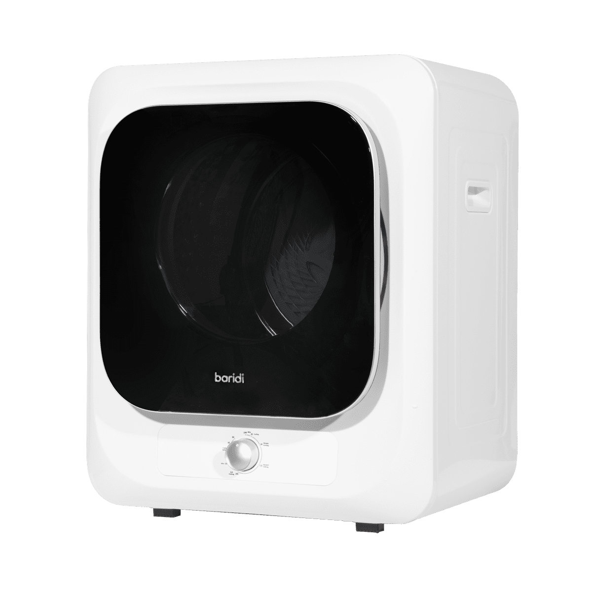 Baridi Tabletop Tumble Dryer with Analogue Controls 2.5kg Capacity - White - Image 4