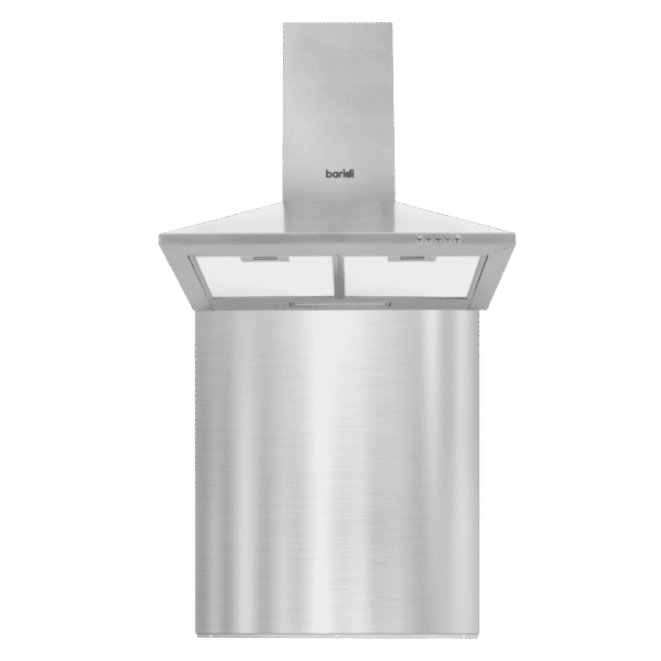 Baridi Cooker Hood with Carbon Filters & Splashback 60cm - Stainless Steel