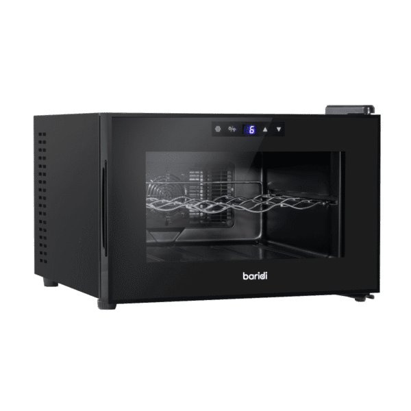 Baridi 8 Bottle Thermoelectric Tabletop Wine Cooler with Touch Control - Black