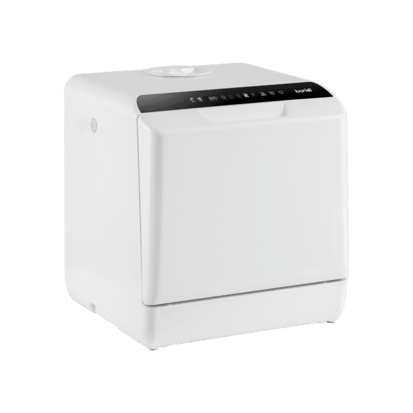 Baridi 2-4 Place Settings Mini Portable Tabletop Dishwasher, 5 Wash Functions