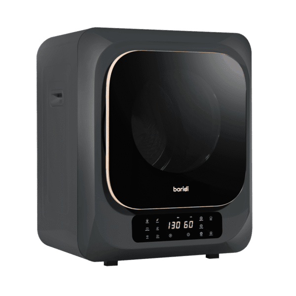 Baridi Tabletop Tumble Dryer with Digital Controls 2.5kg Capacity - Black