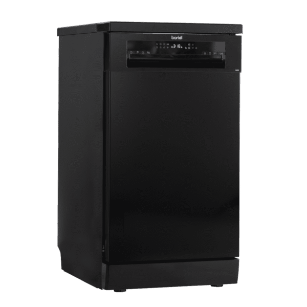 Baridi Slimline Freestanding Dishwasher 45cm Wide 10 Place Settings - Black