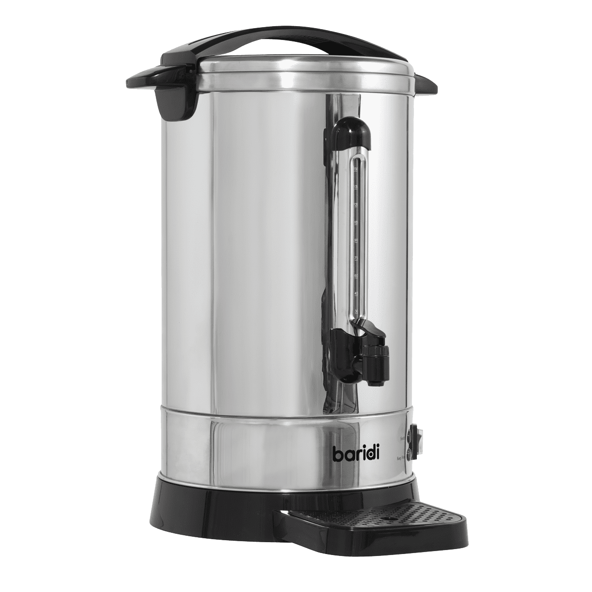 Baridi Hot Water Boiler, Tea Urn, 20L Capacity - Stainless Steel