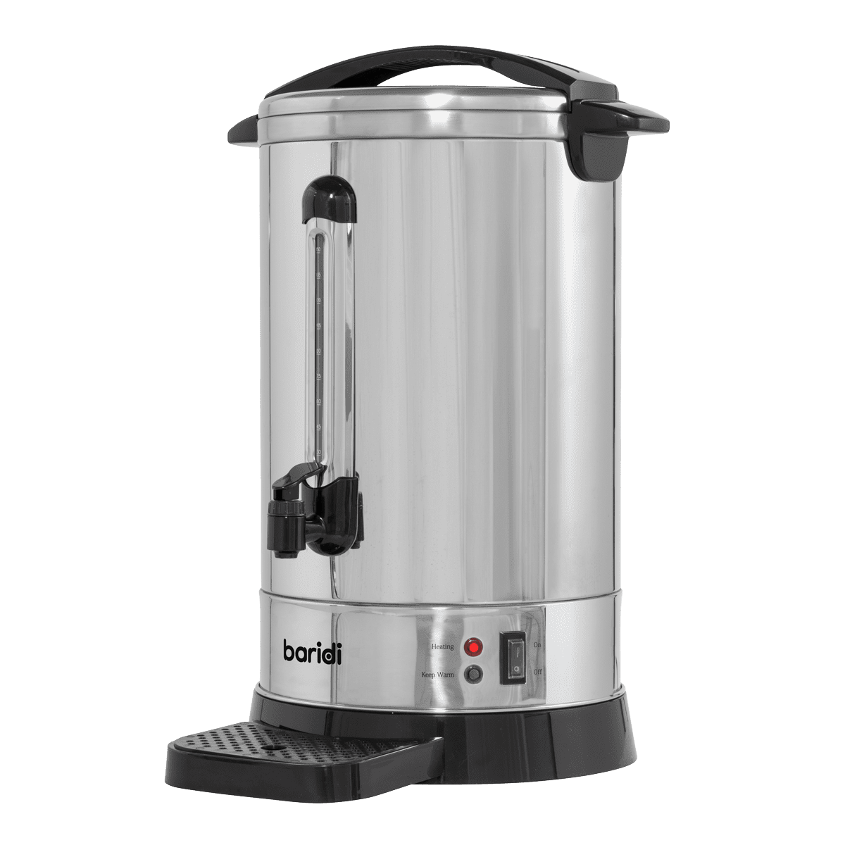 Baridi Hot Water Boiler, Tea Urn, 20L Capacity - Stainless Steel - Image 2