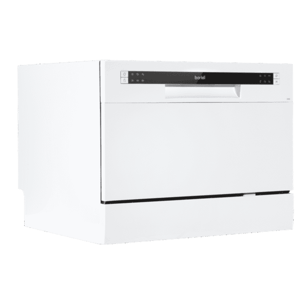 Baridi Tabletop Dishwasher 6 Place Settings 6.5L Capacity - White