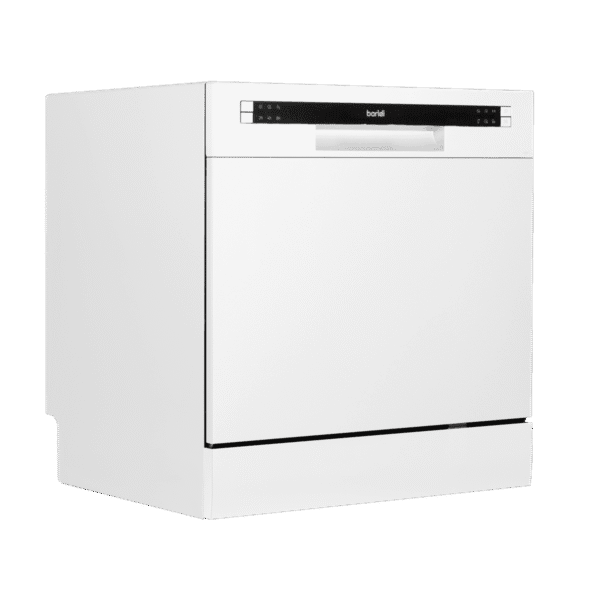 Baridi Tabletop Dishwasher 8 Place Settings 8L Capacity - White