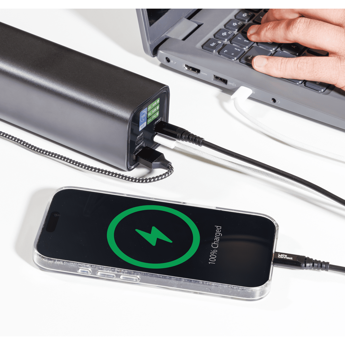 Dellonda Portable Power Bank 140W 27000mAh - Image 2