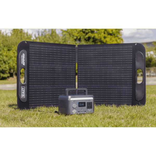 Dellonda Portable Power Station 300W & ETFE Foldable Solar Panel 110W