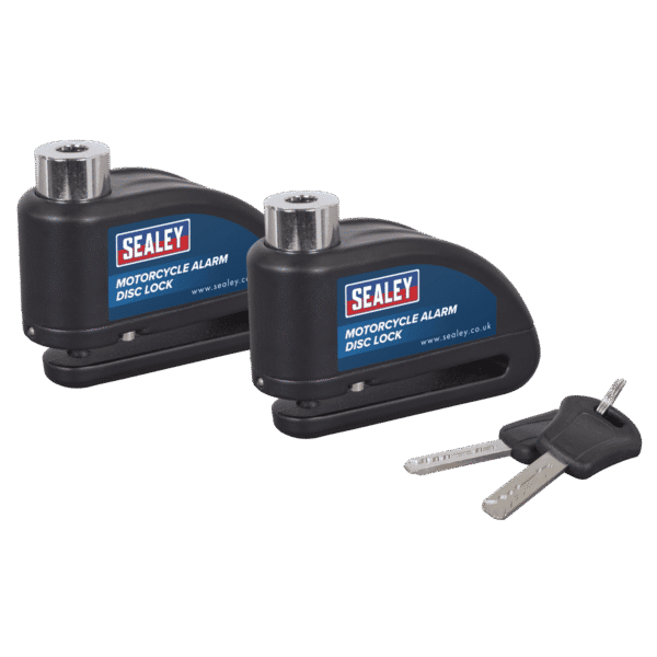 Motorcycle Alarm Disc Lock - Pair