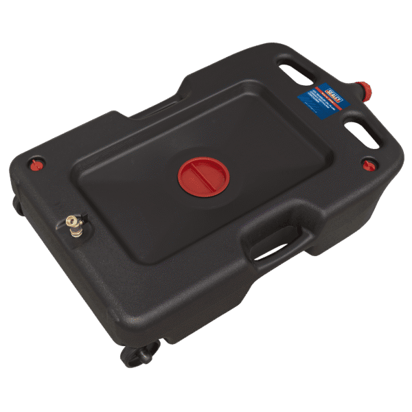 Oil/Fluid Drain & Recycling Container with Wheels 57L