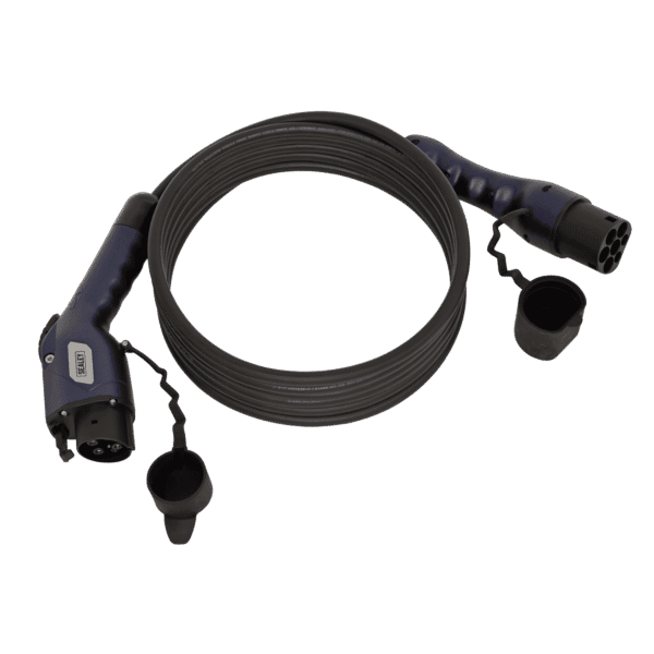EV Charging Cable Type 1 to Type 2 16A (3.7KW) 5m
