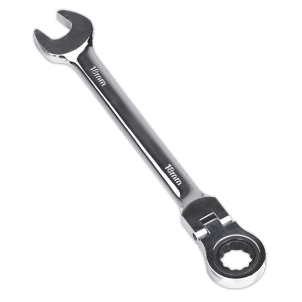 Premier Flexi-Head Ratchet Combination Spanner 18mm
