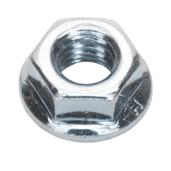 Zinc Plated Serrated Flange Nut M8 - Pack of 100