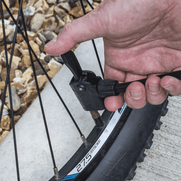 Mini Twin Barrel Bicycle Foot Pump