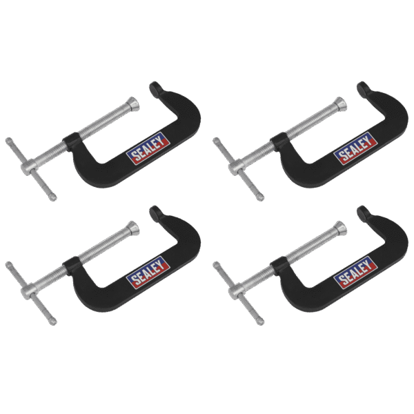 Junior C-Clamp Set 76 x 35mm 4pc