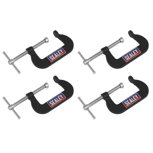 Junior C-Clamp Set 51 x 32mm 4pc