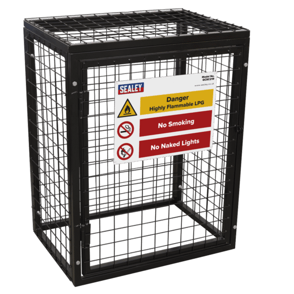 Gas Cylinder Safety Cage -  2 x 19kg