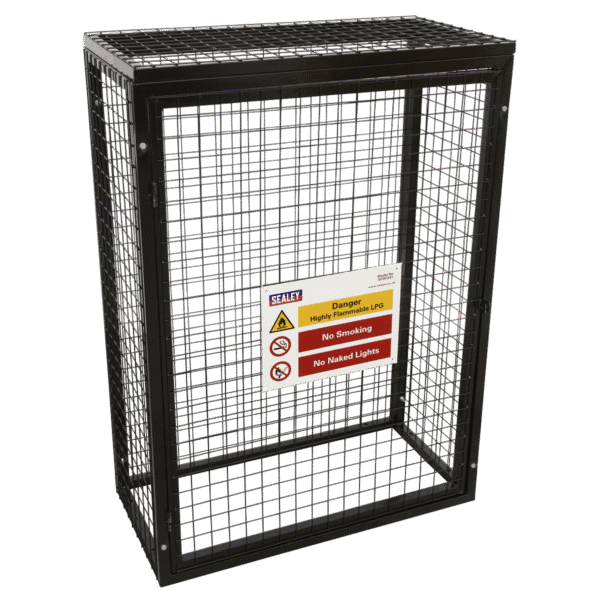 Gas Cylinder Safety Cage - 2 x 47kg