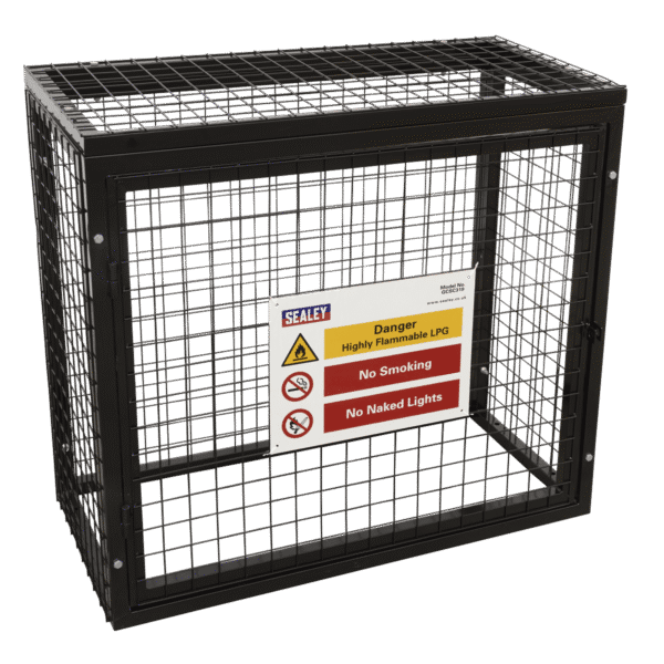 Gas Cylinder Safety Cage - 3 x 19kg