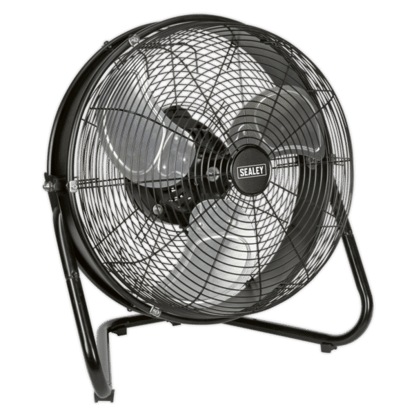 18" Industrial High Velocity Floor Fan with Internal Oscillation 230V