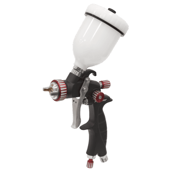 Premier Professional HVLP Gravity Feed Touch-Up Spray Gun 1mm Set-Up