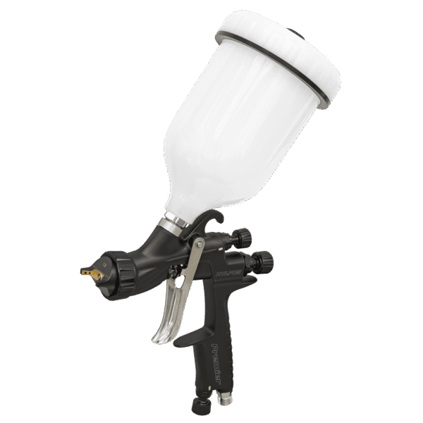 Premier Professional HVLP Gravity Feed Spray Gun 1.3mm Set-Up