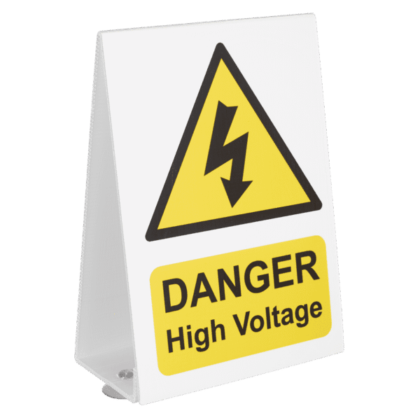 High Voltage Vehicle Warning Sign