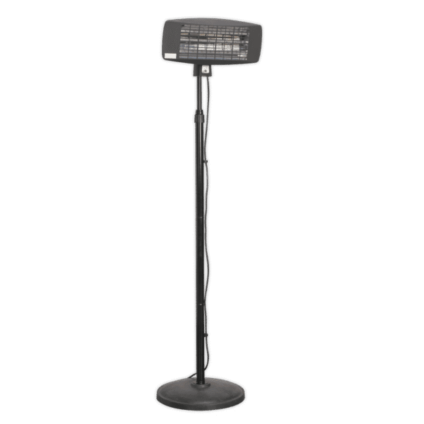 Infrared Quartz Patio Heater with Telescopic Floor Stand 2000W/230V