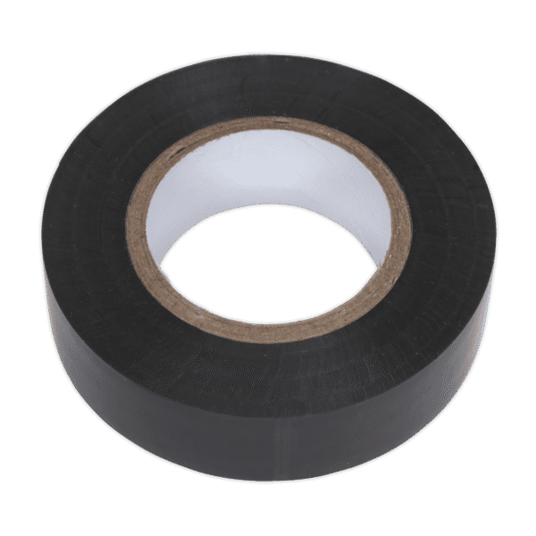 PVC Insulating Tape 19mm x 20m, Black - Pack of 10