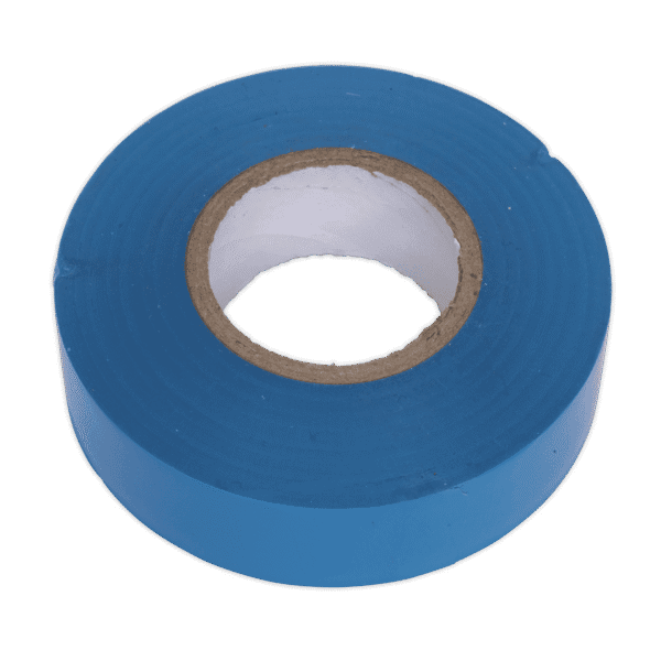PVC Insulating Tape 19mm x 20m, Blue - Pack of 10