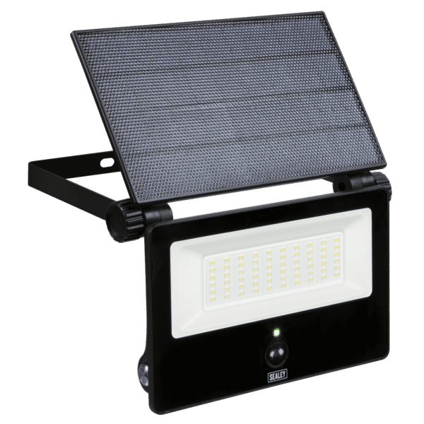 Extra-Slim Solar Floodlight with Wall Bracket 30W SMD LED