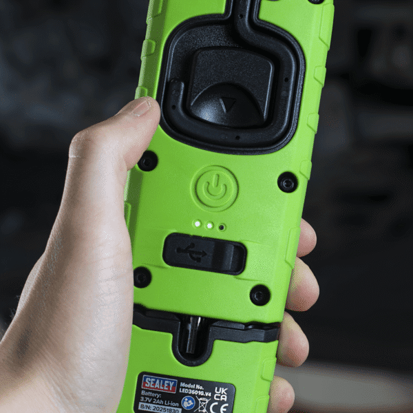 Rechargeable 360° Inspection Light 5W COB & 1W SMD LED - Black