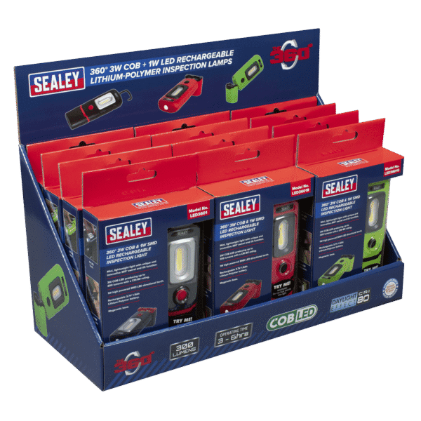 LED3601 Series Inspection Light Combination - Display Box of 12