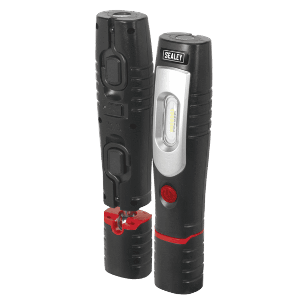 Rechargeable 360° Inspection Light 4W & 3W SMD LED - Black
