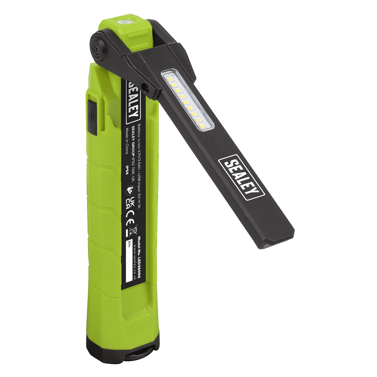 Rechargeable 360° Inspection Light 10W & 2 x 4W SMD LED - Green - Image 5