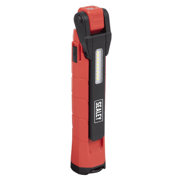 Rechargeable 360° Inspection Light 10W & 2 x 4W SMD LED - Red