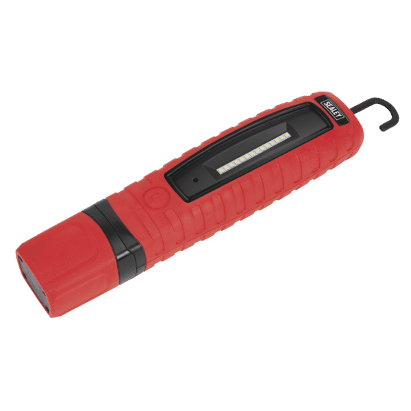 Rechargeable 360° Inspection Light 8W & 3W SMD LED - Red