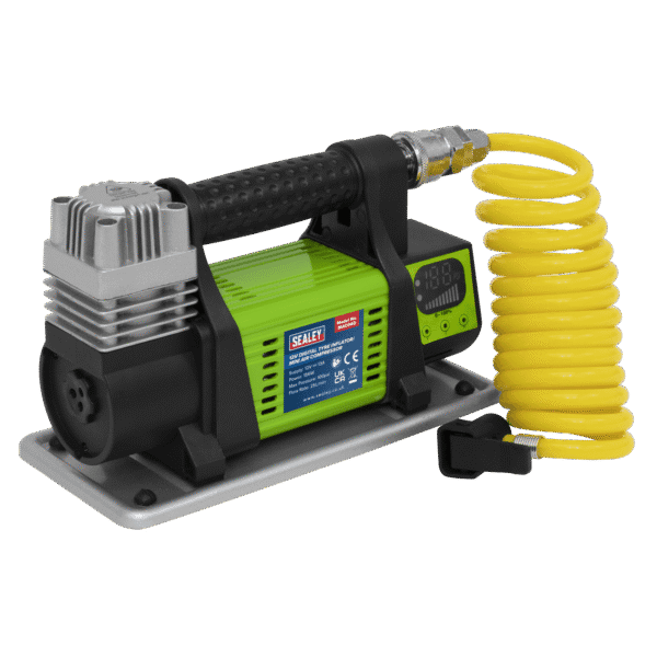 Digital Tyre Inflator/Mini Air Compressor 12V