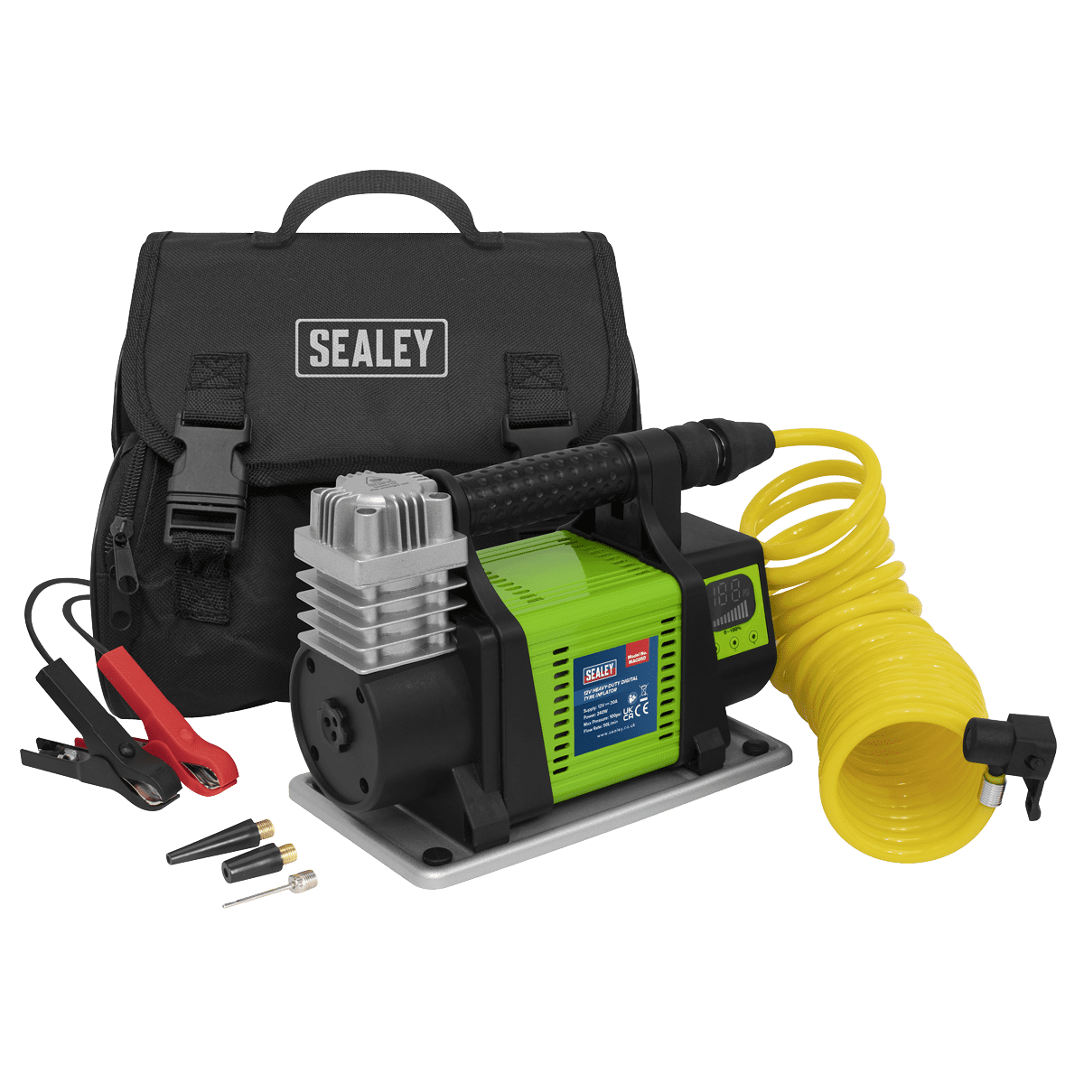 Heavy-Duty Digital Tyre Inflator 12V - Image 3