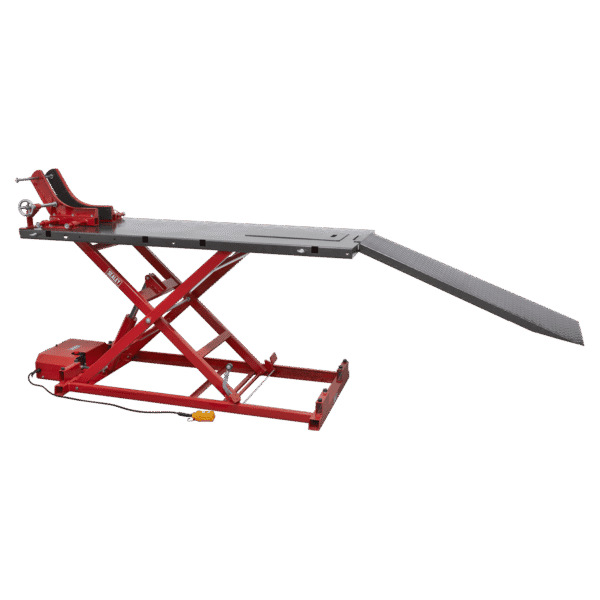 Heavy-Duty Electro/Hydraulic Motorcycle Lift 680kg Capacity